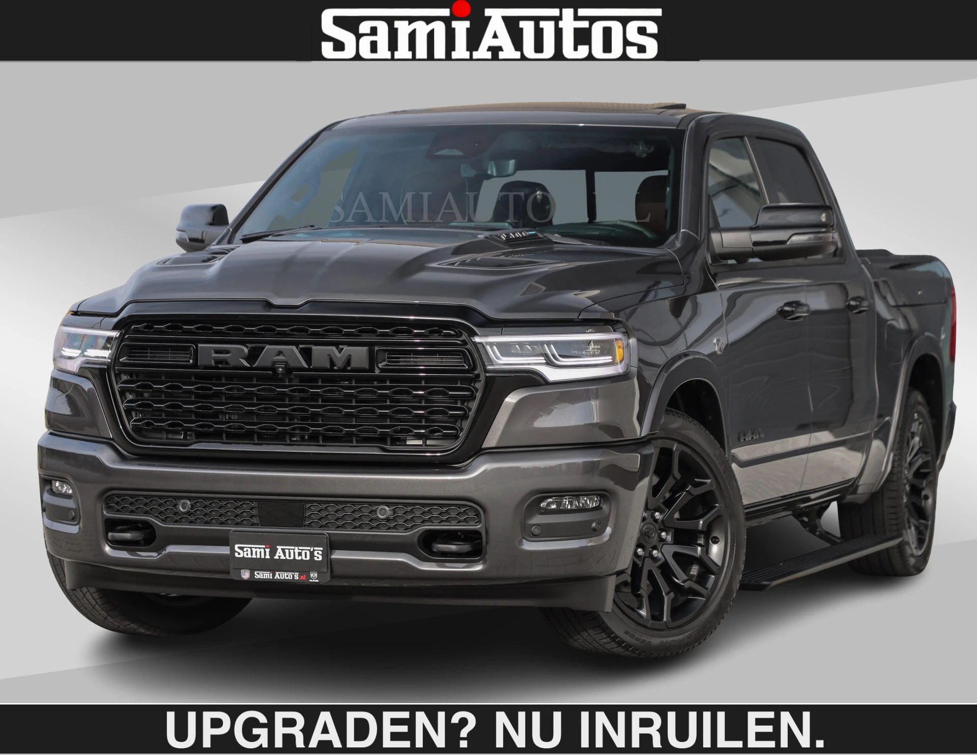 Dodge Ram Pick-Up 2026 - LIMITED 5.7 V8 HEMI | €79.950 excl excl | MAXIMAAL UITGERUST | NIEUWE KLEUR Granite Crystal Pearl met Ebony Red interior seats | afbeelding 1