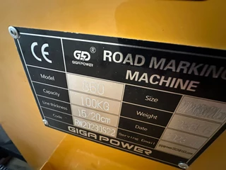 Giga power 860 Road Marking Machine 2024 - N/A zdjecie 16