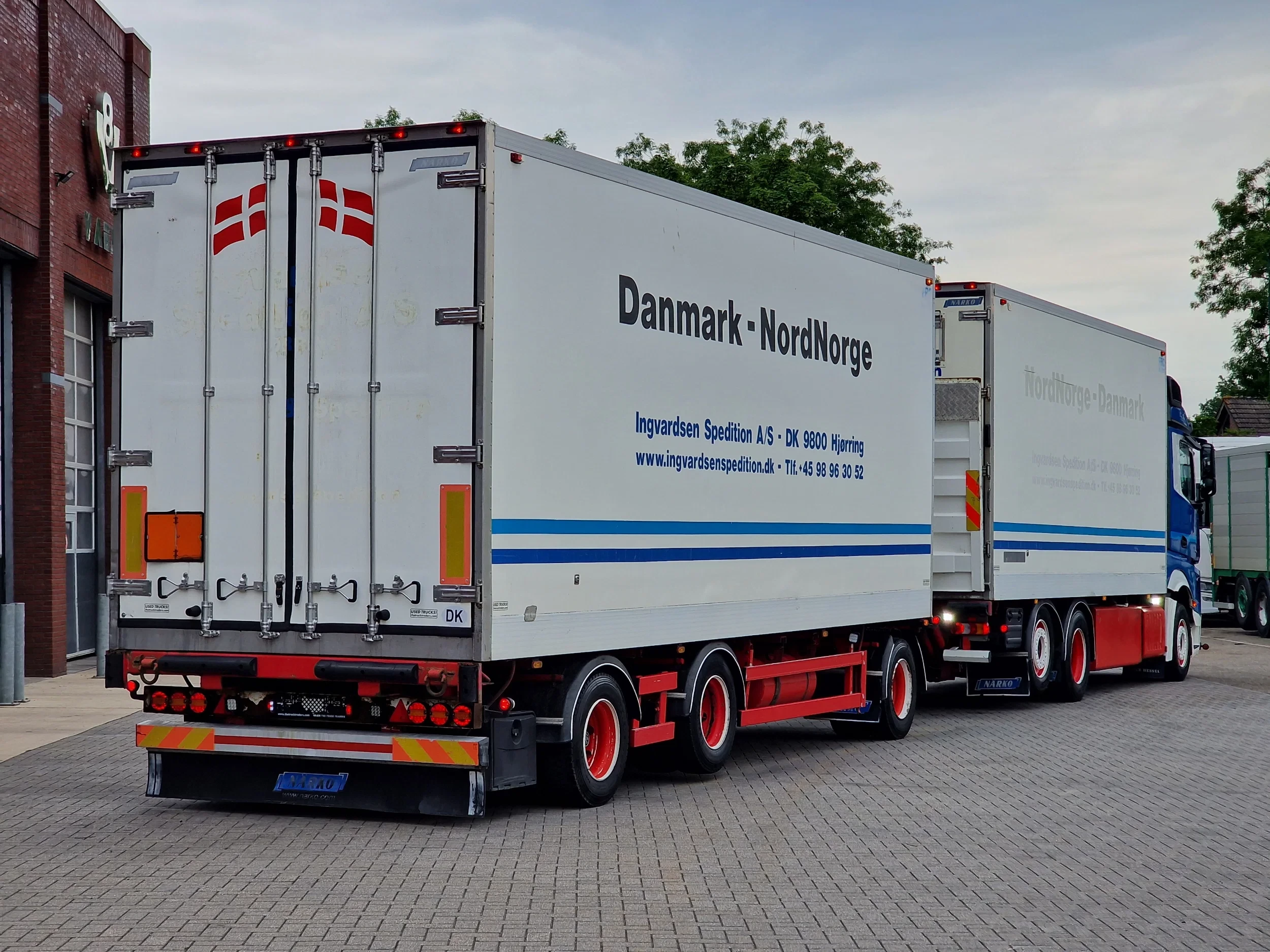 Mercedes-Benz Actros 2019 - 2553 6x2 - Thermoking frigo - Loadlift + Narko trailer 3 axle изображение 8