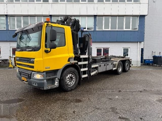 DAF CF 75.310 2008 - 6X2 EURO 5 HMF 1244 Z2 + REMOTE + HIAB 17T HOOK imagen 10