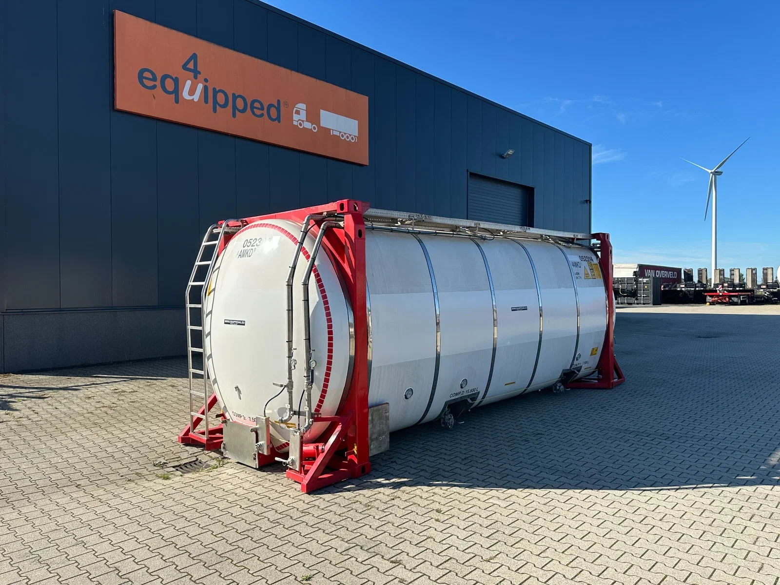 Van Hool 2005 - 20FT SWAP BODY / 30.600L / 3 comp (7.500L + 15.600L + 7.500L) / UN PORTABLE T11 / L4BN / AMKD / 5Y- + CSC insp.: 06/2029 afbeelding 1