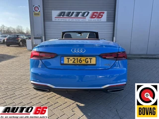 Audi A5 2021 - Cabriolet 40 TFSI quattro S edition 204 PK Automaat, Stoel, NEK, VIRTUAL изображение 5