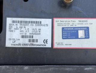 HTF HZP39 2004 - HEIWO THERMO KING SL200e LOW ENGINE HOURS TAIL LIFT DRUM BRAKES STEERING AXLE LIFT AXLE HOLLAND-TRAILER изображение 11