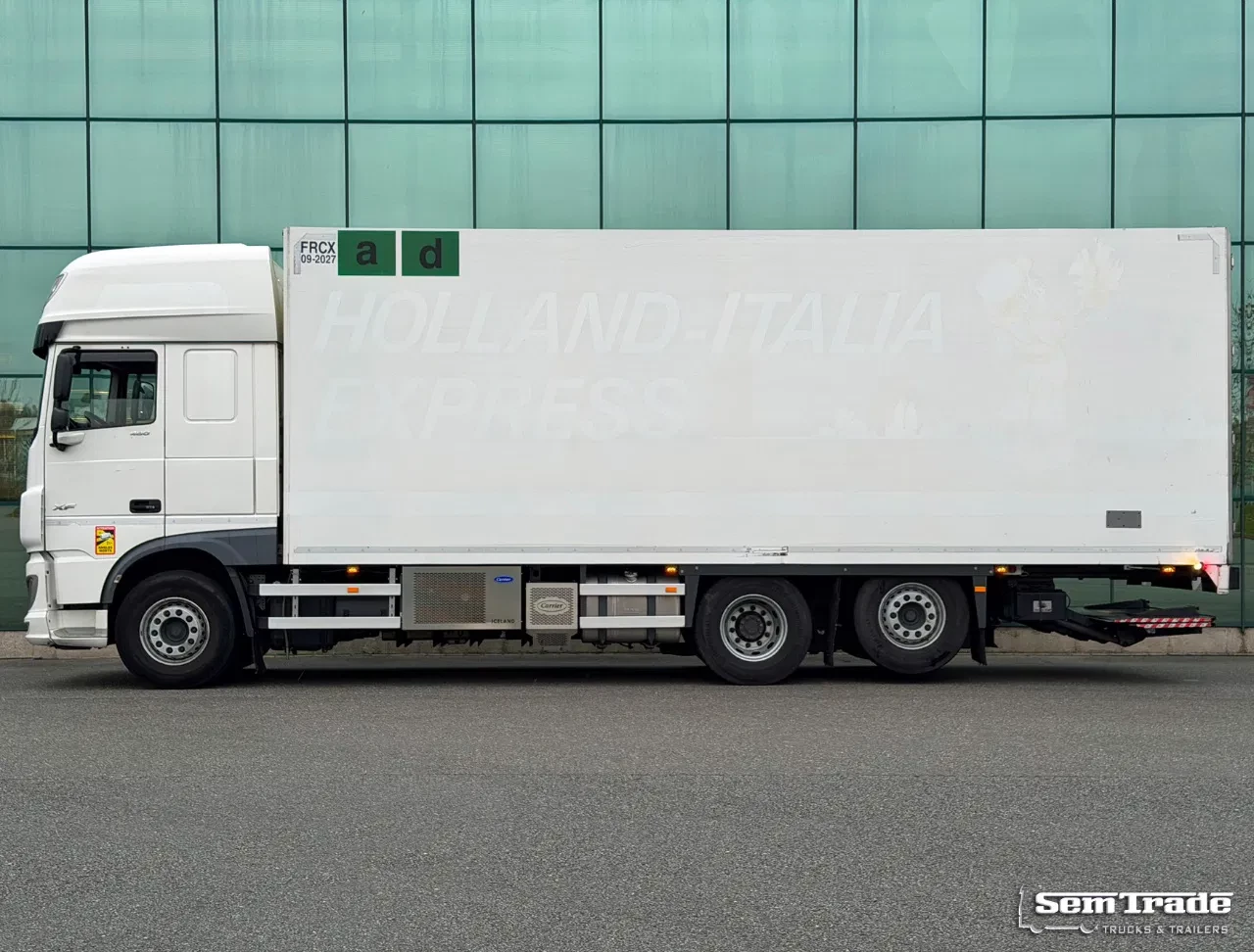 DAF XF480 2018 - FAR SSC ISOLATED BOX 810x250x275 CM INSIDE TRS COOLING TAIL LIFT TOP CONDITION NL-TRUCK 3 PIECES IN STOCK !!! afbeelding 2