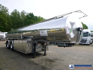 Magyar Fuel / oil tank inox 23 m3 / 7 comp + pump 1998 image 2 thumbnail