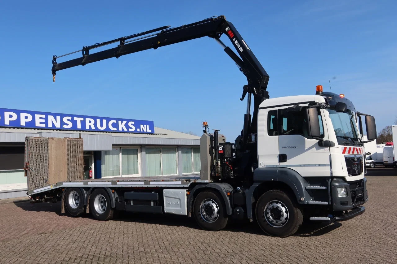 MAN TGS 2019 - 35.360 8x2 Oprijvrachtwagen + Hiab 228 E3 imagem 2