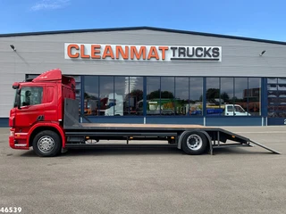 Scania P 2010 - 230 Autotransporter met oprijrampen afbeelding 2 miniatuur