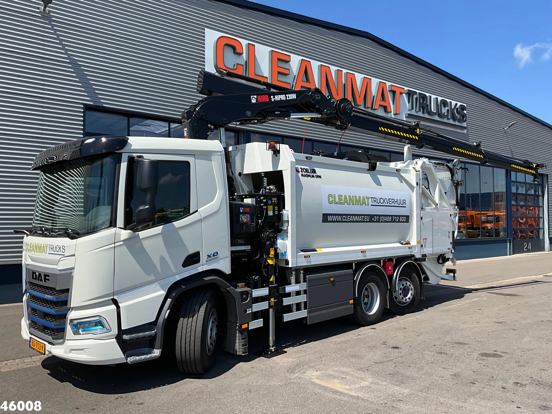 DAF FAN XD 220 Hiab 23 Tonmeter laadkraan FULL ELECTRIC 2026 afbeelding 1