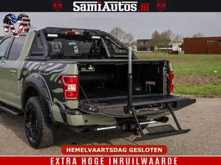 Ford F-150 2018 - 5.0 V8 4X4 | MAT OLIVE GREEN | BIJTELLING VRIJ | ZEER DIK | CAMERA | 3500KG | PANORAMA | LEDER | GO RHINO ROLLBAR | afbeelding 37