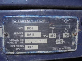 DAF PONY 1010 1970 - LAATSTE VAN DE BAND NR 700 obrazek 14