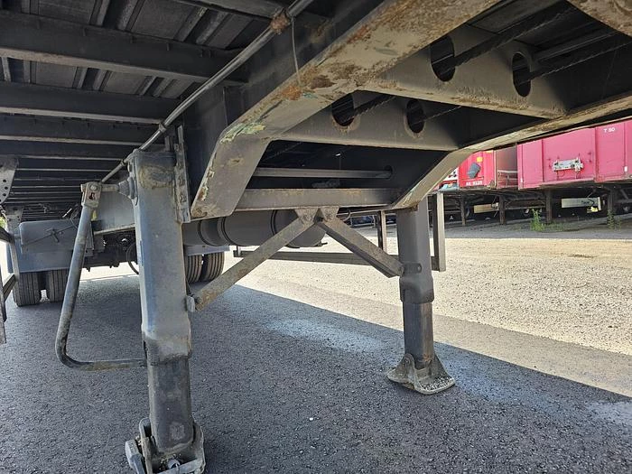 Fruehauf ONCRK 22-110A | STEERING AXLE |CURTAINSIDER TRAILER | LOADING LIFT| DUTCH TRAILER. 2001 afbeelding 17