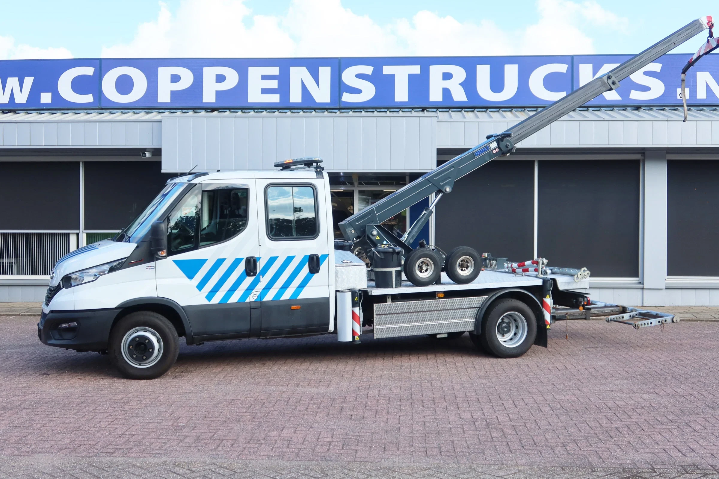 Iveco Daily 2023 - 70 C 16 Recovery-truck, Bergingswagen, Apschlep. 7 Persoons. ALS NIEUW afbeelding 16