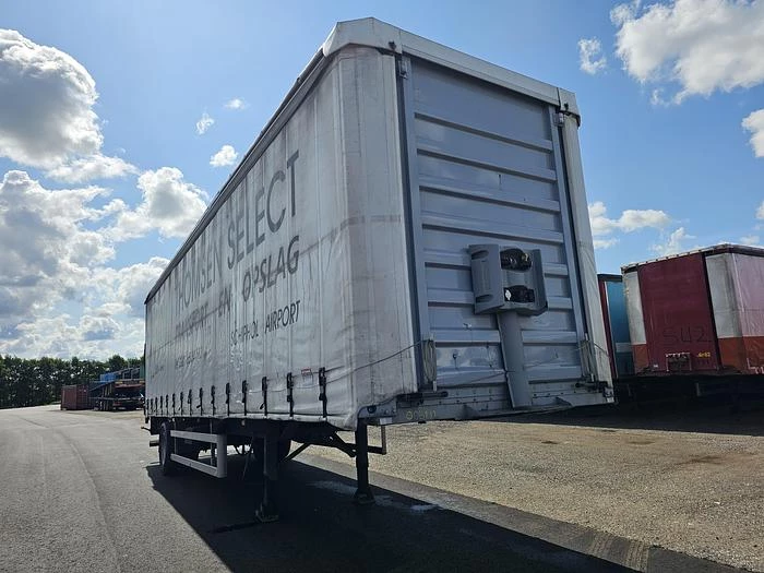 Fruehauf ONCRK 22-110A | STEERING AXLE |CURTAINSIDER TRAILER | LOADING LIFT| DUTCH TRAILER. 2001 afbeelding 1