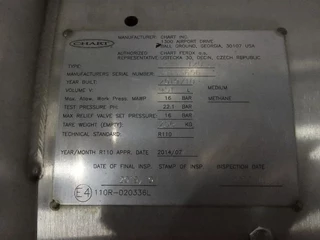 Scania N/A - 2859386 LNG tank 406L obrazek 6