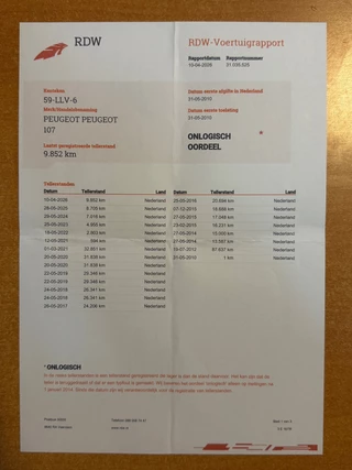 Peugeot 107 2010 - 1.0-12V XR bj.2010 Stuurbekr|Radio|Nette staat. obrazek 21