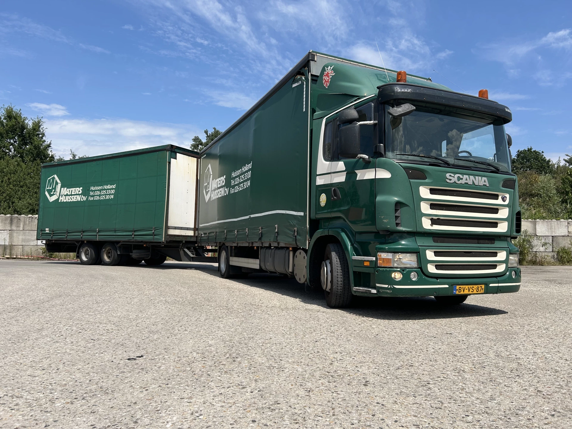 Scania R 2009 - 310 B Euro 4 / 3 Pedals / Pacton 16 PG Mid Axle Trailer immagine 32