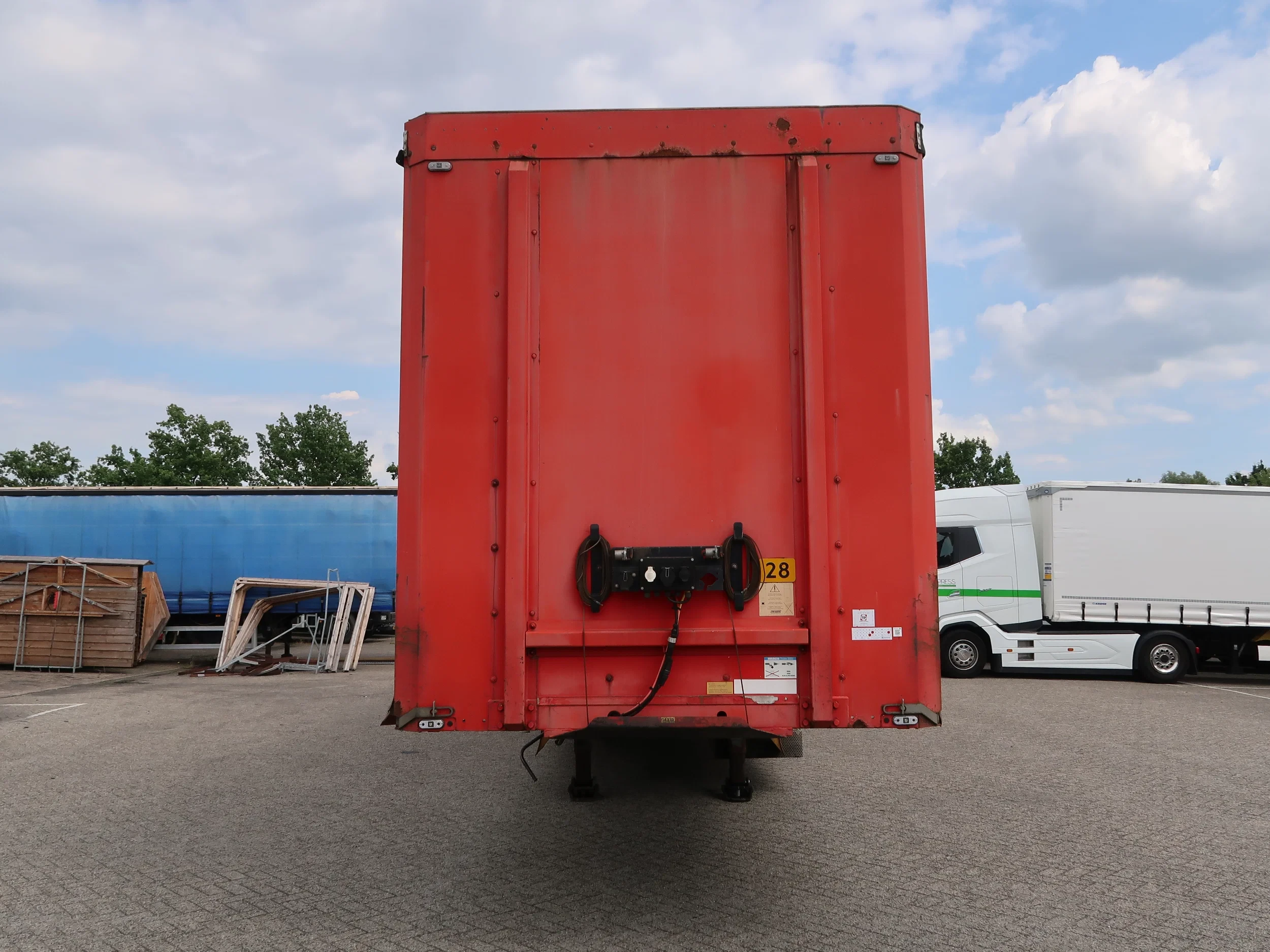 Pacton B3-001 2007 - O4, Lift & Lenkachse BPW, Staplerhalter, 4 Units, TUV, NL Trailer TOP! afbeelding 2
