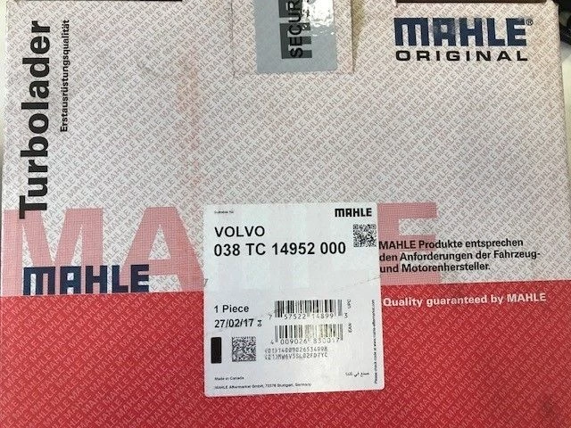 Volvo - 479920 TURBO TD-102-F (NIEUW) MAHLE 038TC14952000 obrázek 6