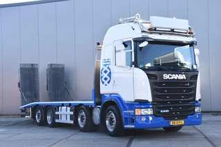 Scania G 2014 - G440 8x2*6MNB - EURO 5 - 488 TKM - WINCH - BEKO RAMPS - REMOTE CONTROL - WHEELBASE : 490 CM - SELF SUPPORT DIESEL SYSTEM - TOP CONDITION - afbeelding 2 miniatuur