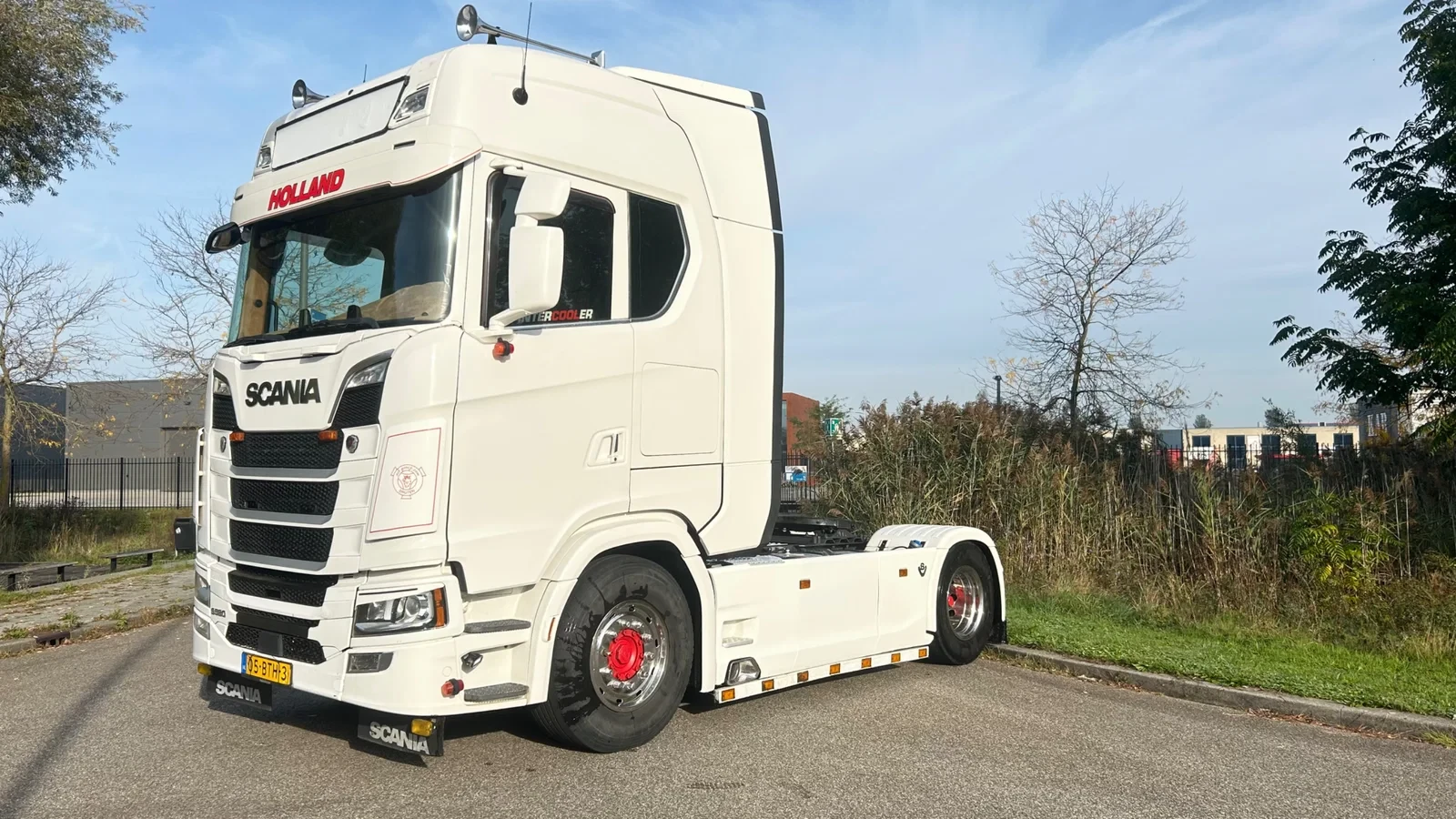 Scania S 2018 - S580 V8 NGS TOP condition| 4 baloons | park cool | retarder | 2 tank afbeelding 1