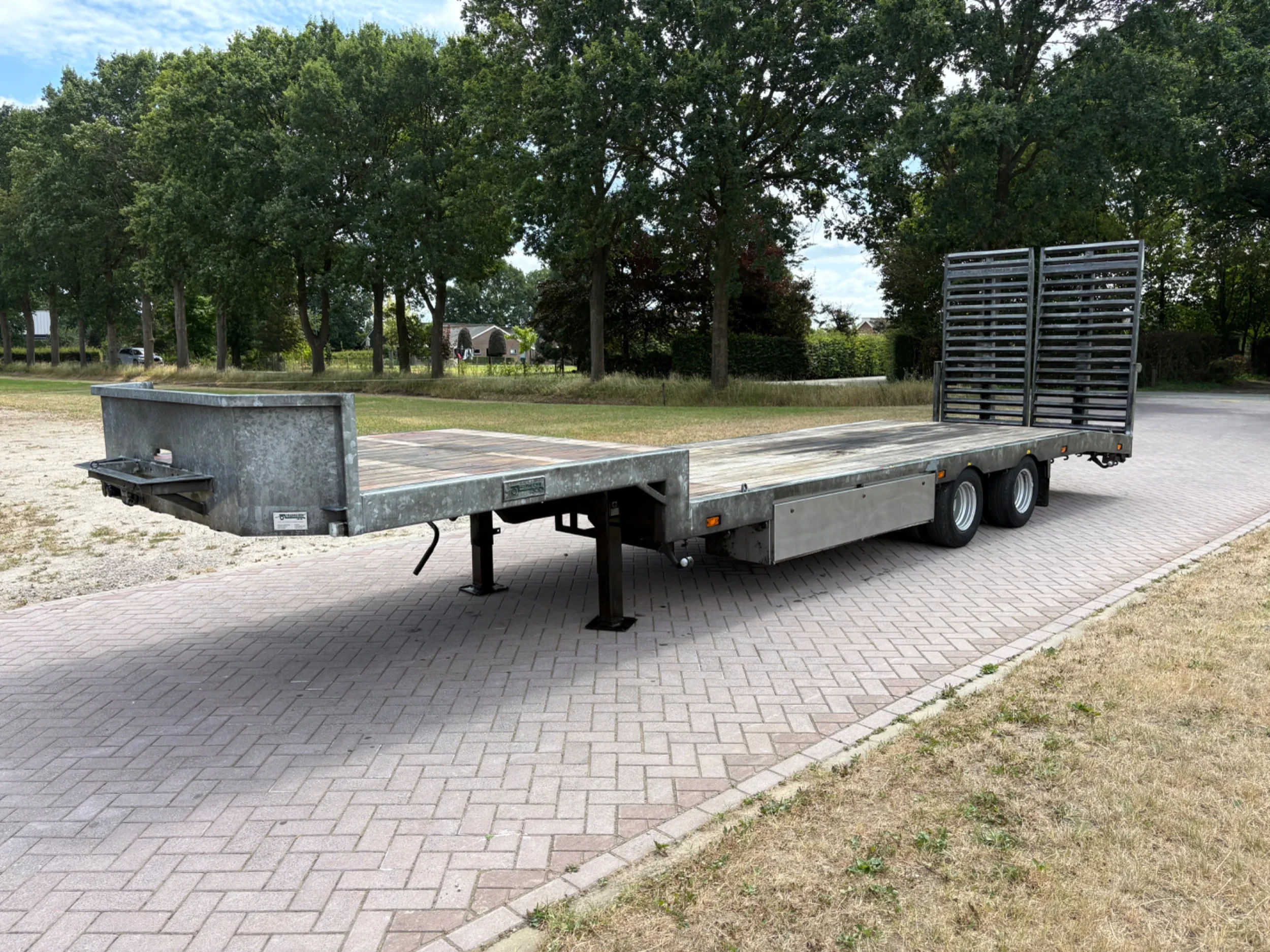 Veldhuizen SDO 2009 - BE oplegger semi dieplader 10 TON zdjęcie 1
