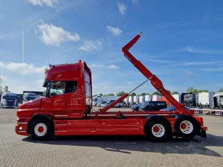 Scania T 2016 - T520 V8 6x2 - AJK Hooklift - New BUFFL interior - Retarder - Full air - Show truck zdjecie 5