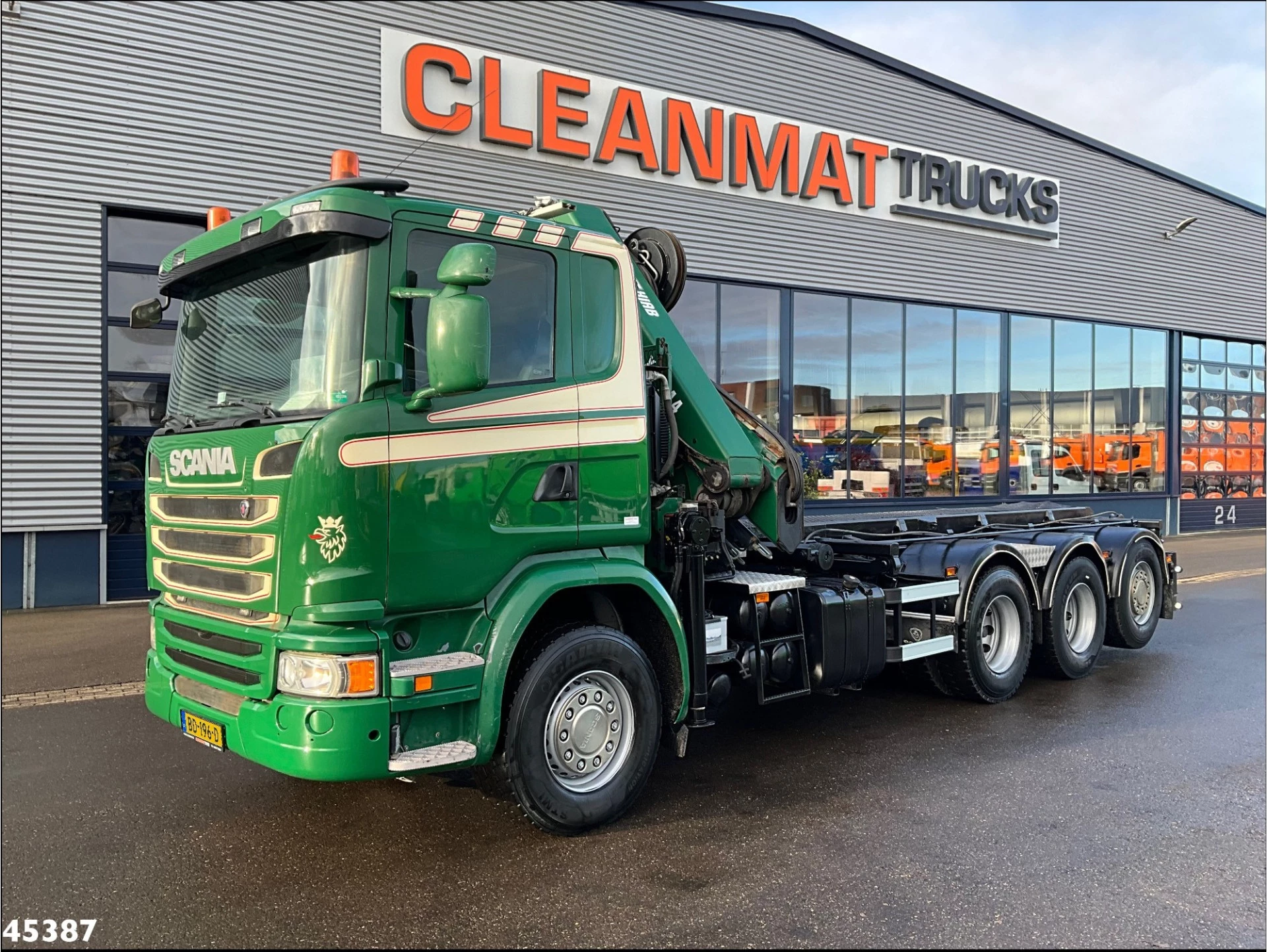 Scania G 2016 - 490 8x4 Euro 6 Hiab 24 Tonmeter laadkraan afbeelding 2
