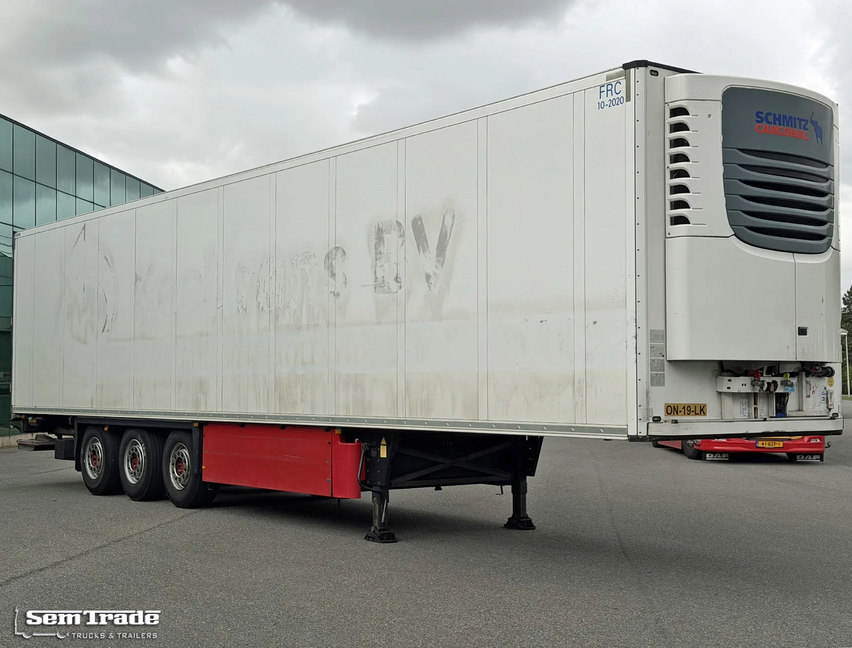 Schmitz Cargobull 2014 - SCB*S3B SCHMITZ TKM COOLING LIFT AXLE TAIL LIFT 270 CM HIGH INSIDE FLOWERWIDE HOLLAND-TRAILER Bild 6