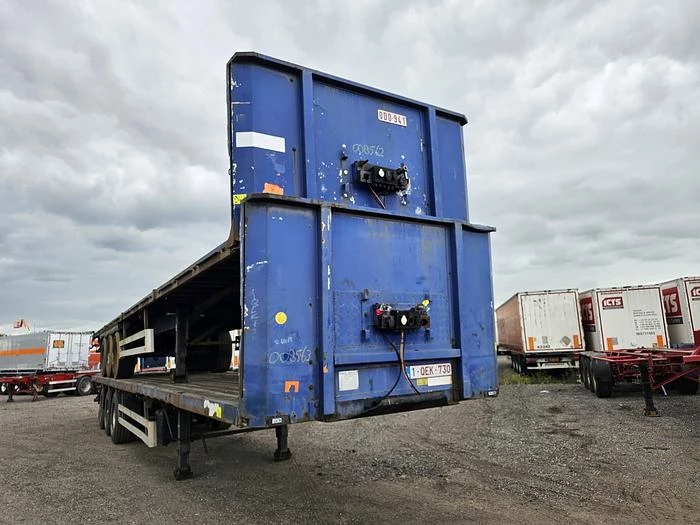 Pacton 3 AXLE FLATBED TRAILER BPW DRUM 2004 zdjęcie 1
