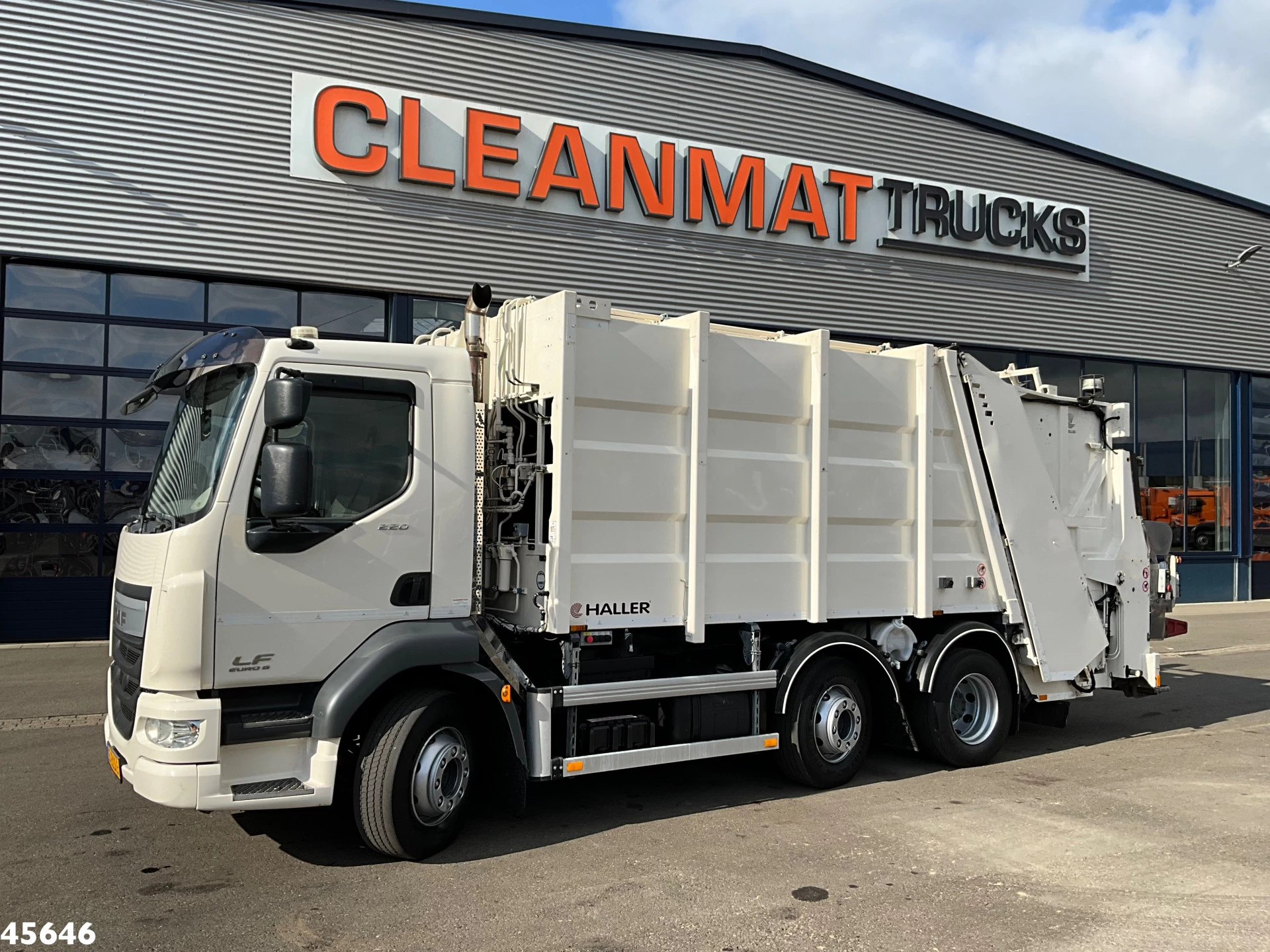 DAF FAG LF 220 Euro 6 Haller 14m³ Just 123.721 km! 2015 afbeelding 1