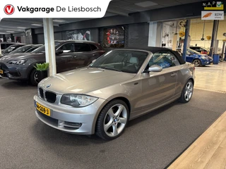 BMW 1 Serie 2008 - Cabrio 120i High Executive/navi/boeken/clima/nette kap/pdc afbeelding 1 miniatuur
