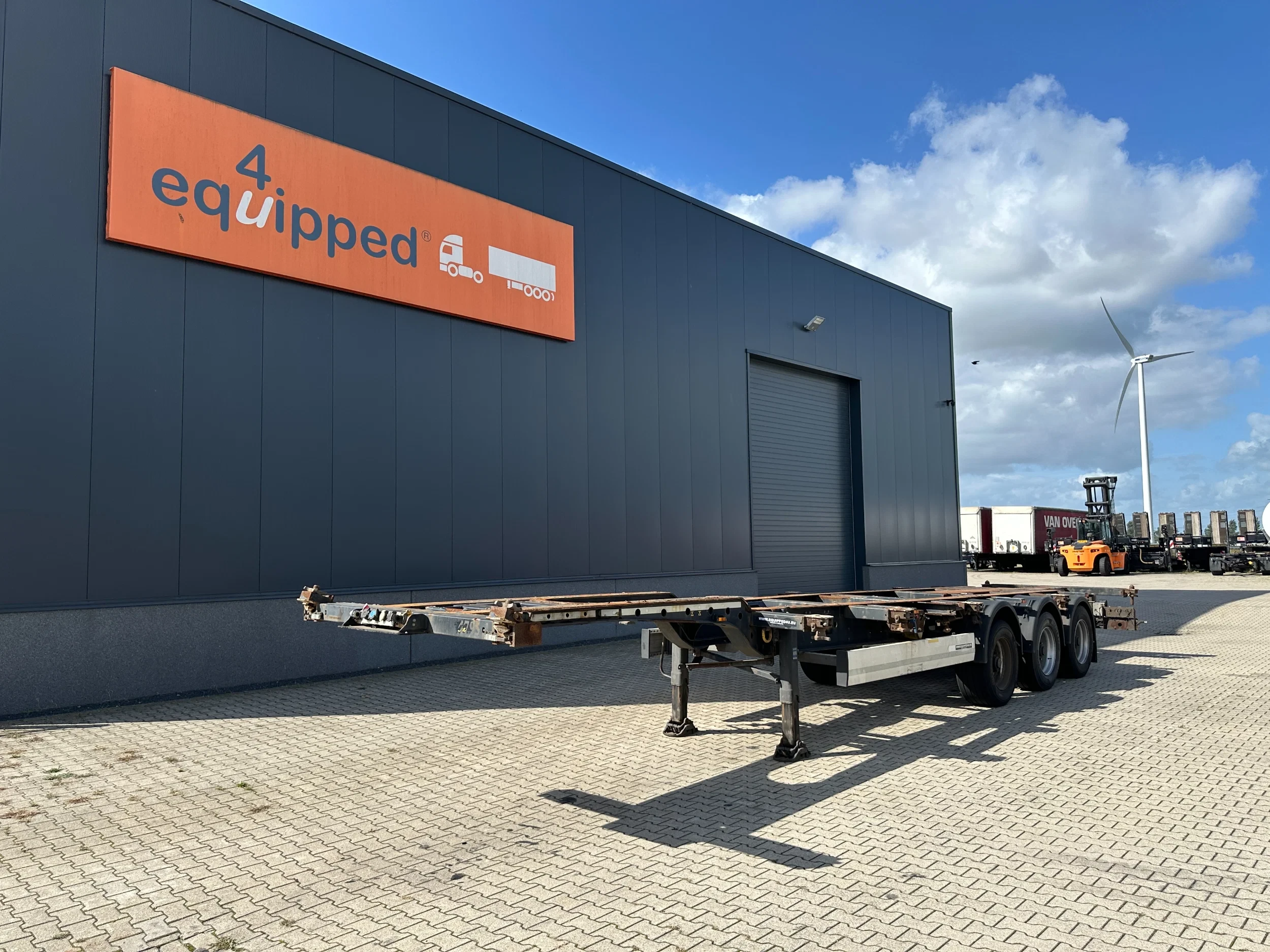 Krone 2016 - 40FT High Cube Chassis / BPW / drum / NL-chassis / 10x available afbeelding 1