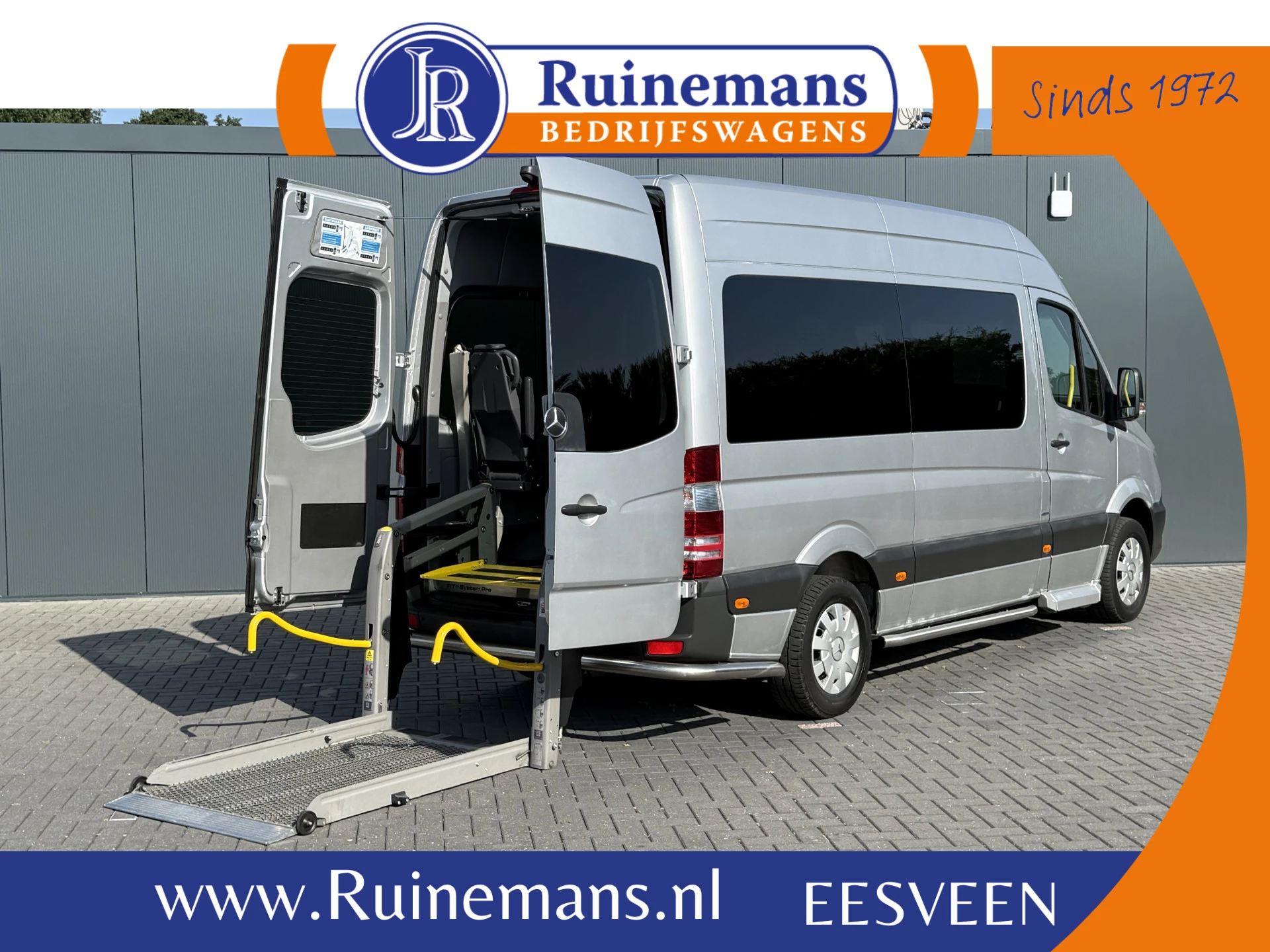Mercedes-Benz Sprinter 2018 - 314 CDI AUTOMAAT EURO 6 / FLEXI-TRANS ROLSTOELBUS + LIFT / L2H2 / 9 PERSOONS / CAMERA / AIRCO / PRIJS INCL BTW EN BPM obrázek 1