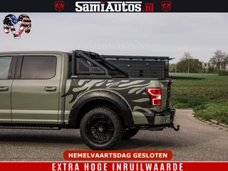 Ford F-150 2018 - 5.0 V8 4X4 | MAT OLIVE GREEN | BIJTELLING VRIJ | ZEER DIK | CAMERA | 3500KG | PANORAMA | LEDER | GO RHINO ROLLBAR | afbeelding 70