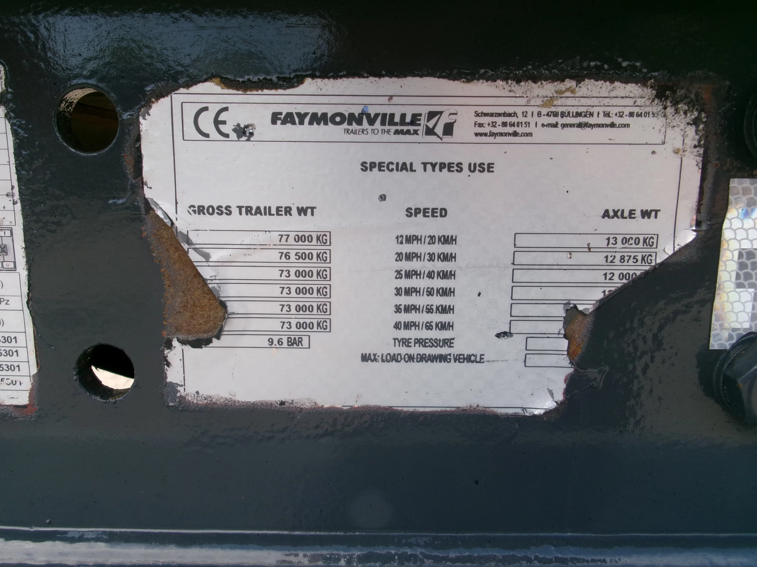 Faymonville 2015 - F-S44-1ALN 2 AXLE STEERING afbeelding 41