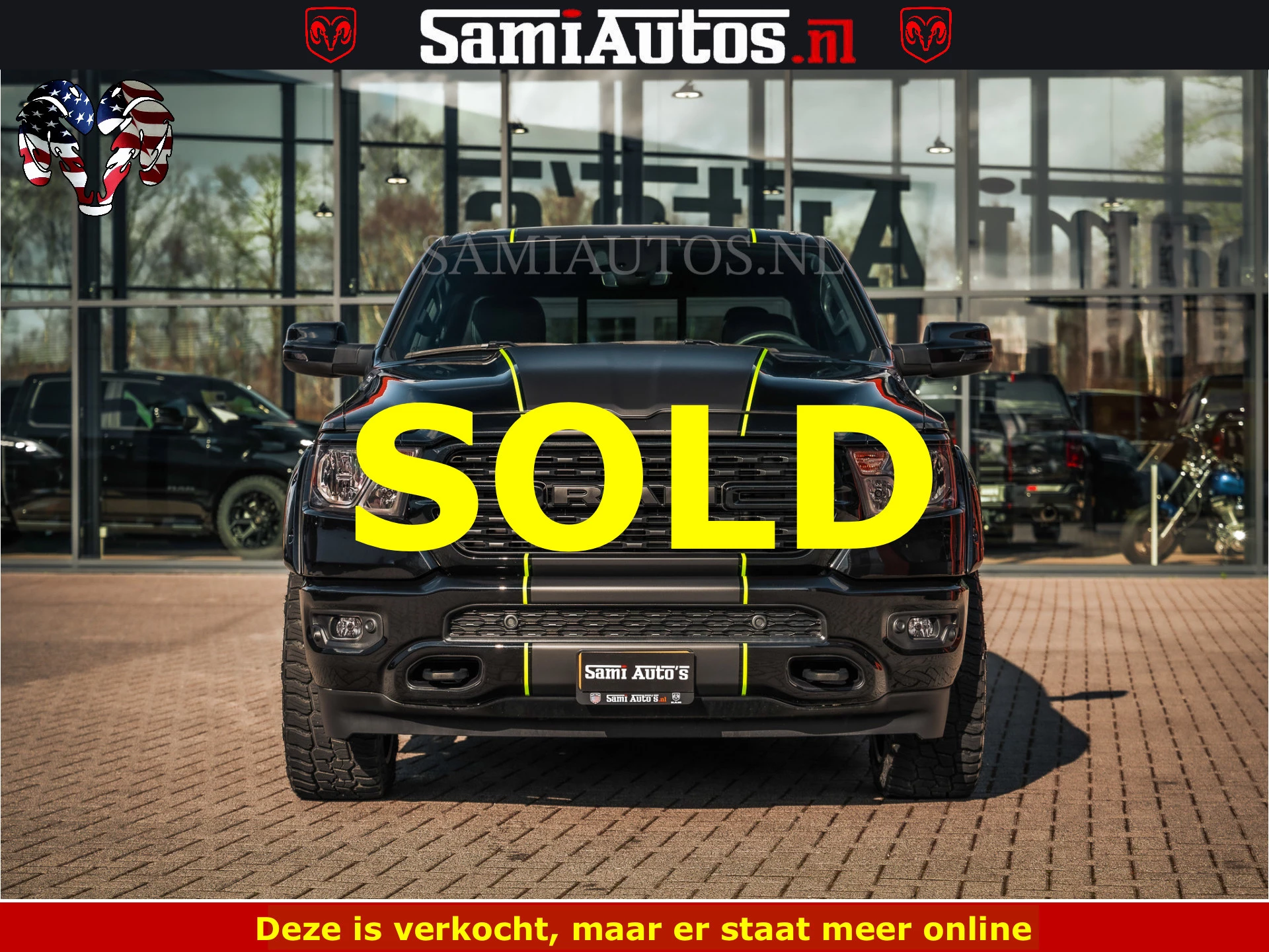 Dodge Ram Pick-Up 2024 - SPORT | 5.7 V8 4x4 HEMI | PANORAMA DAK | GROOTSCHERM 12 INCH | LPG | Diamond Black Pearl | obrázek 28