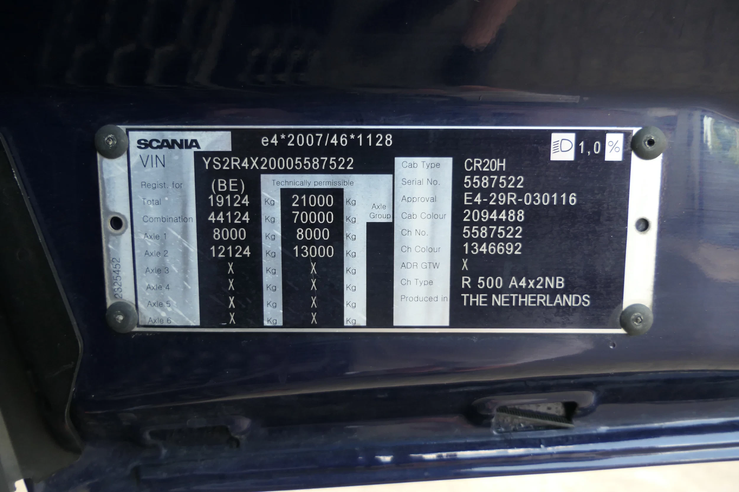 Scania R 2020 - R500 NGS | Metallic Blue | Retarder | 2 Tanks | 743708Km | 2020 | Smart Tacho 2 | Full Air | Full Options | TUV/MOT/APK 12-2026 | Belgium Truck afbeelding 51