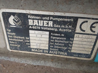 Bauer E4 125-370 Beregeningshaspel Bild 3 Miniaturansicht