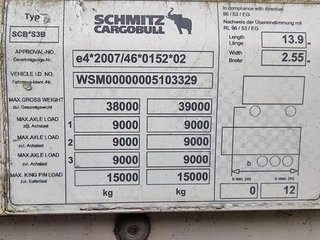 Schmitz Cargobull SCB*S3B25509A00 2012 - N/A immagine 15