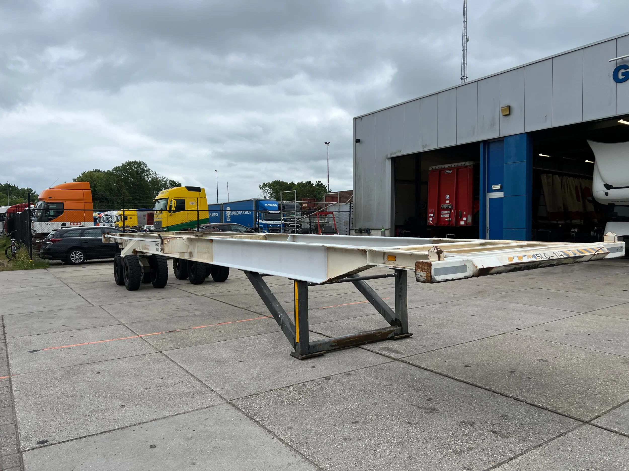 Buiscar - HD / 20 FT - 40 FT - 45 FT / Skeletal / Port Trailer afbeelding 6