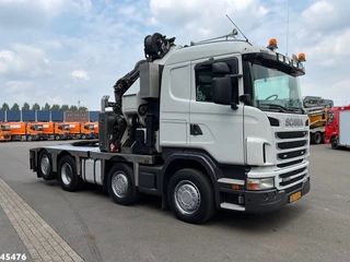 Scania G 2011 - 480 HMF 85 Tonmeter laadkraan + Fly-Jib bild 4