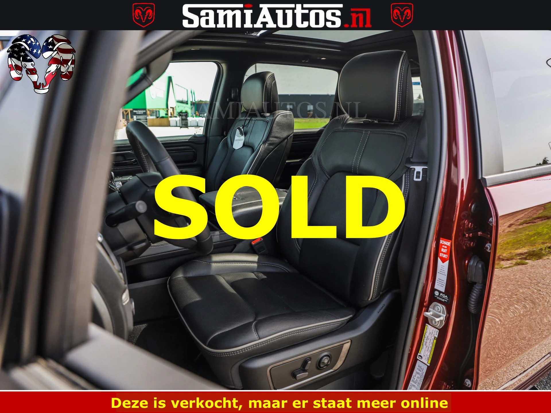 Dodge Ram Pick-Up 2024 - DELMONICO | LIMITED NIGHT 5.7 V8 | BOM VOL | HUD | LUCHTVERING | MEEST LUXE DUBBELE CABINE | 5 PERSOONS | obrázek 35