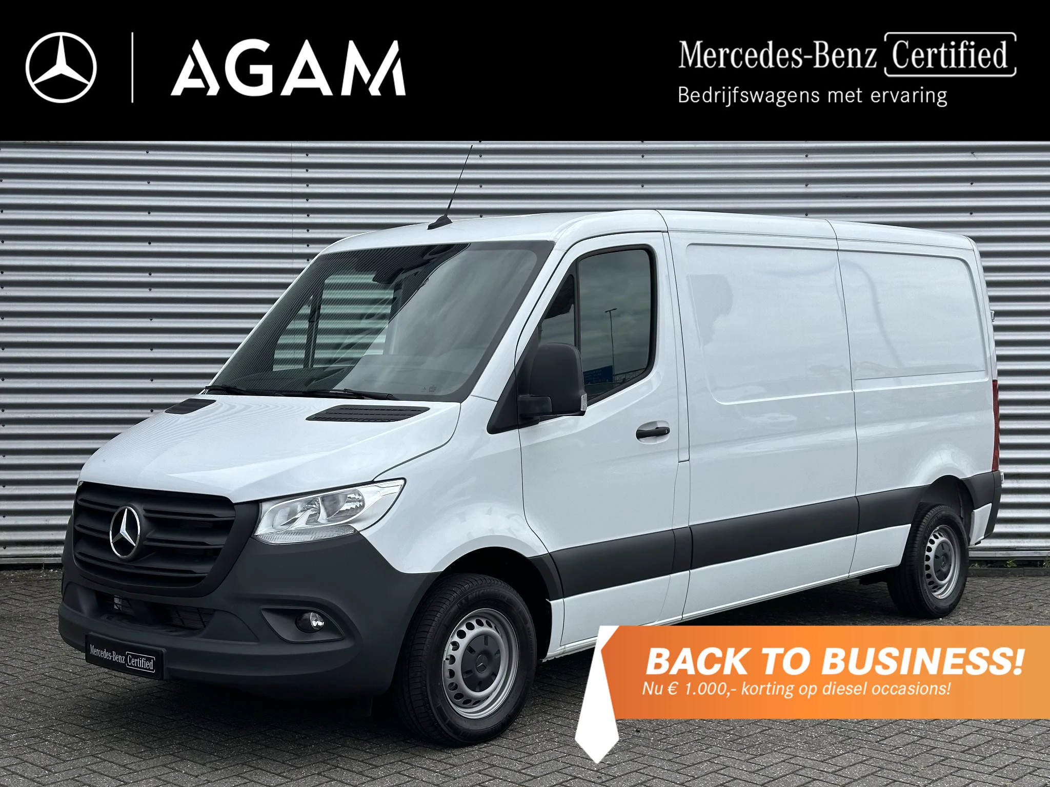 Mercedes-Benz Sprinter 2024 - 311 CDI L2H1 Airco Apple Carplay Navigatie afbeelding 1