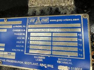 Gray & Adams N/A 2012 - 6X THERMO KING SLX 200 -13,4X2,5X2,6 METER - BPW DRUM BRAKES afbeelding 10