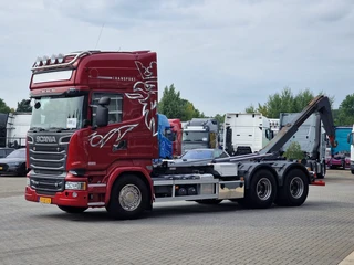 Scania R 2015 - R730 Topline 6x4 - 25t Mobas hooklift - Retarder - Full air afbeelding 3 miniatuur