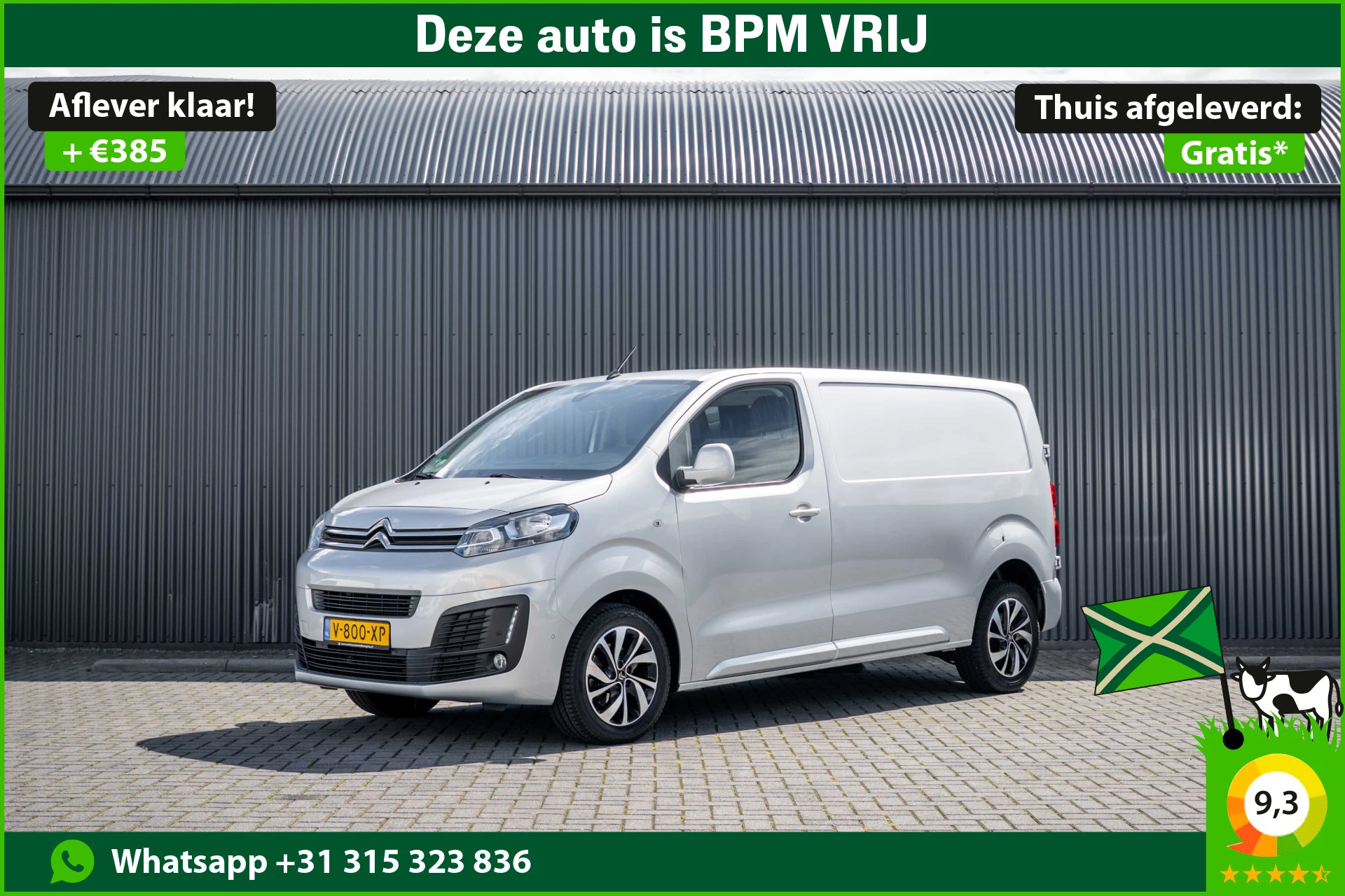 Citroën Jumpy 2019 - 2.0 BlueHDi 120PK | Nieuwstaat | 3-Zits | Camera | Carplay | Cruise | PDC | Airco afbeelding 1