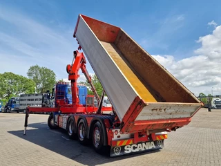 Scania R 2013 - R560 V8 8x4*4 - HIAB 244 K5 Crane / Kran / Grua with remote - Steering axle - Full air obrazek 11