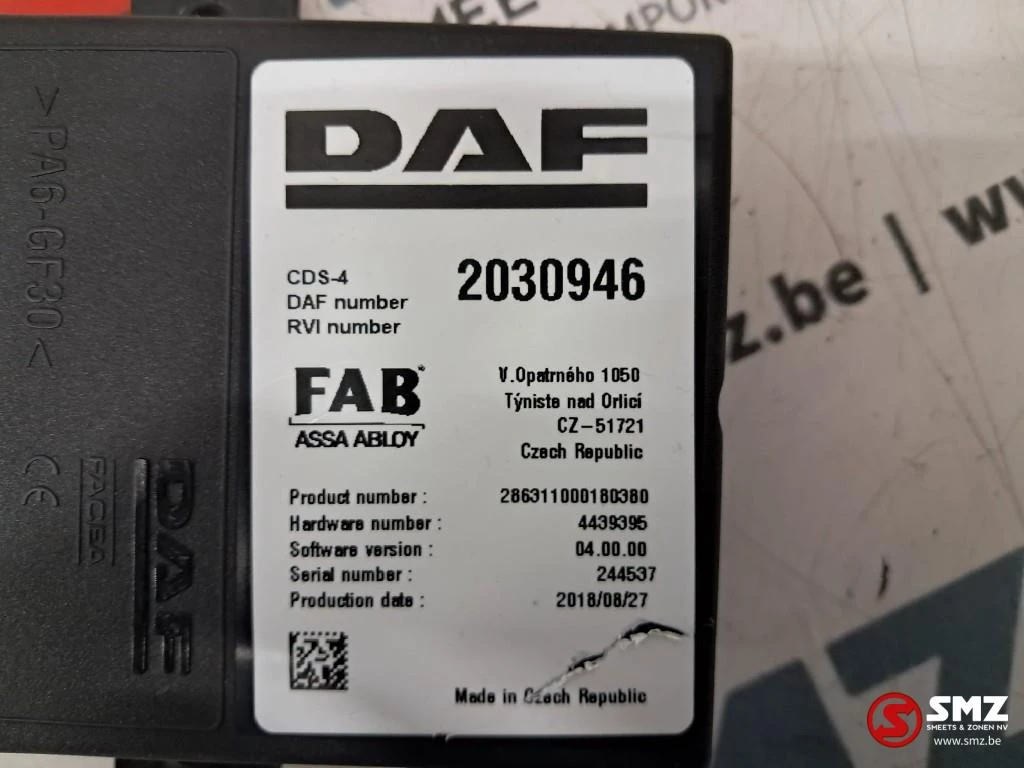 DAF 2018 - Occ ECU CDS4 regeleenheid DAF obrázek 4