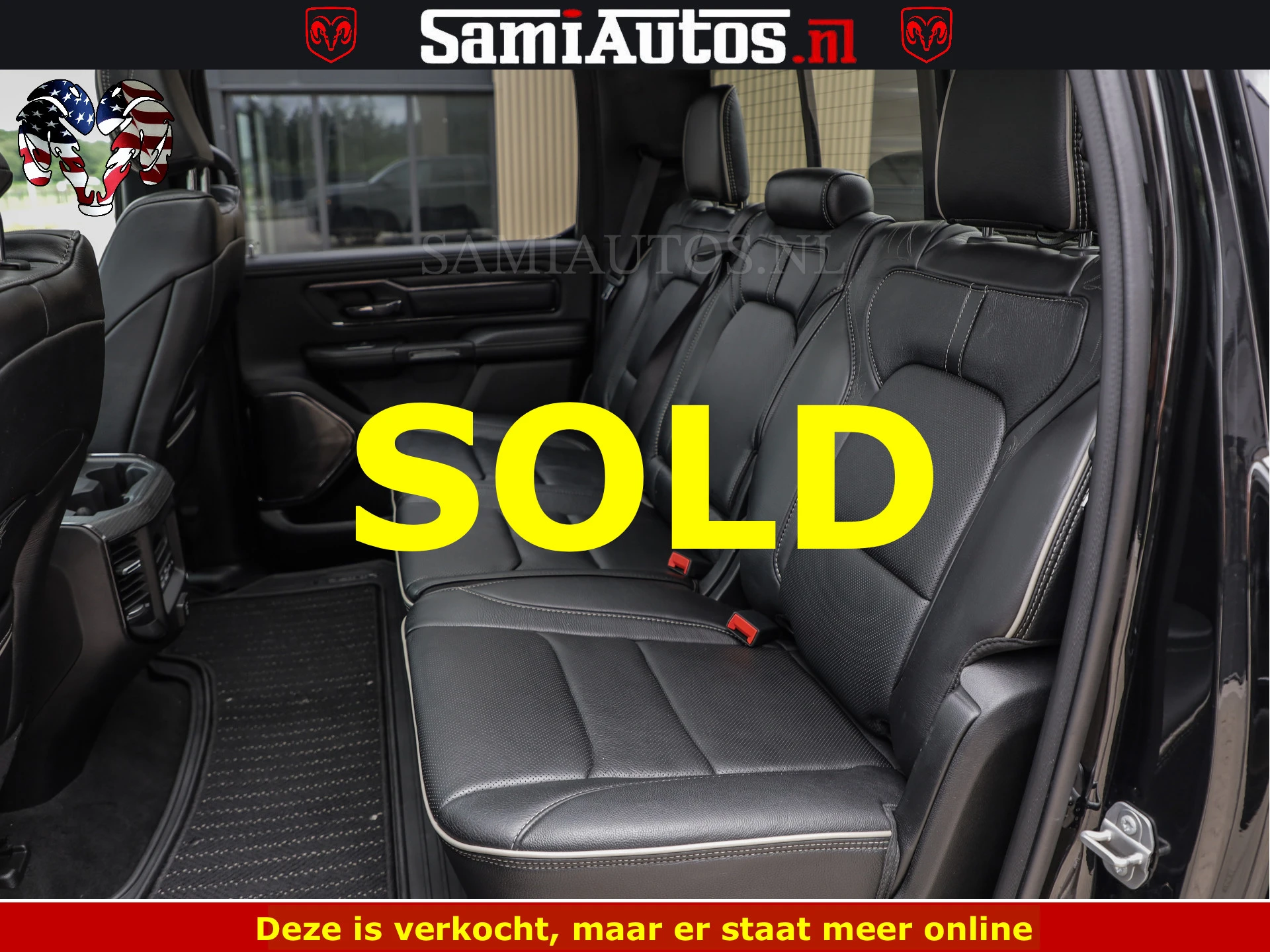 Dodge Ram 1500 2022 - LIMITED NIGHT | BOM VOL | HUD | MWK | LUCHTVERING | PANODAK | afbeelding 16
