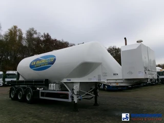 Feldbinder Powder tank alu 40 m3 / 1 comp + compressor 2011 изображение 2 миниатюра
